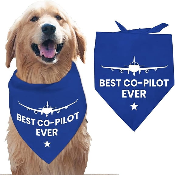 1pc Cotton Dog's Kerchief Triangle Pet's Bandana Word 380x780mm for DIY