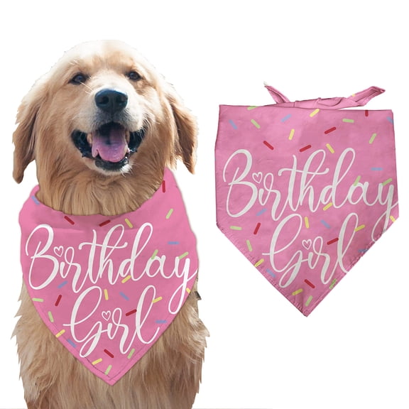 1pc Cotton Dog's Kerchief Triangle Pet's Bandana Word 380x780mmDIY Mixed Color
