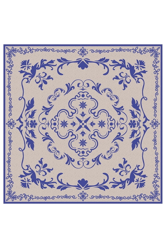 1pc Cotton Headbands Bandana Scarf Neck Gaiter UV Resistence Seamless Headwear for Outdoor Workout Running Square Floral 560x560mm