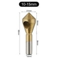 thumbnail image 1 of 1pc Countersink Deburring Drill Bit Hole Cutter Metal Chamfering Tool, 1 of 9