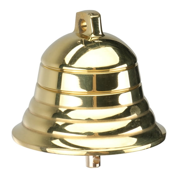 1pc Craft Bell Decorative Brass Bell for Xmas Festival Craft Making (Golden)