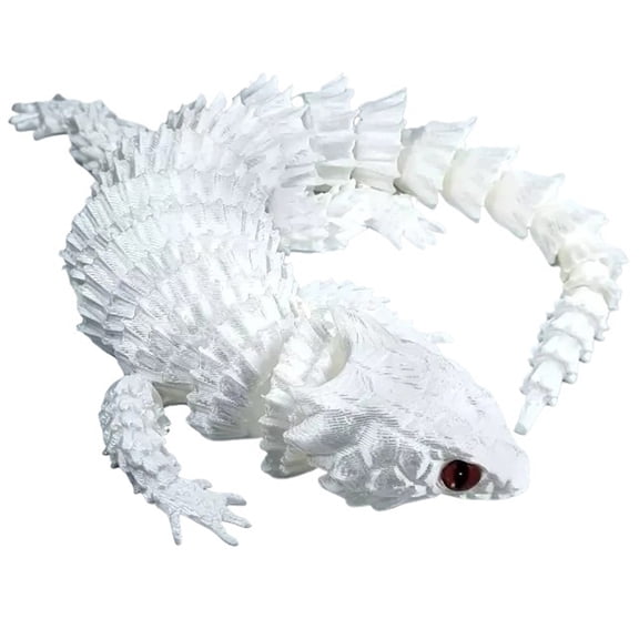 1pc Crawling Lizard Model 3D Printing Chameleon Ornament With Gradient Color Stylish Decor For Home, Desk Display Shelves