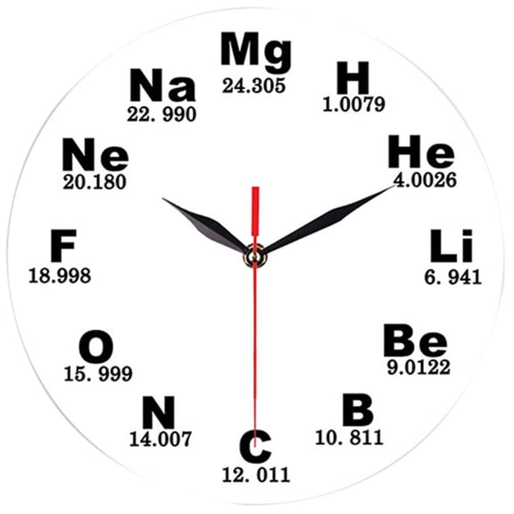 FONDOTIN Black Acrylic Wall Clock, Modern Silent Mute Design, Decorative Stylish Home Wall Decor Timepiece for Living Room