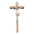 thumbnail image 1 of 1pc Crucifix with Two-Tone Corpus and Inlay, 1 of 1