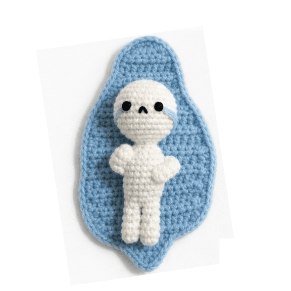 1pc Crying Face Crochet Doll,Funny Emotional Support Friend Weird but Cute Gag Gift for friends Unique Desk Decor & Anxiety Relief Present for Girl Friends Boyfriend Graduations gifts