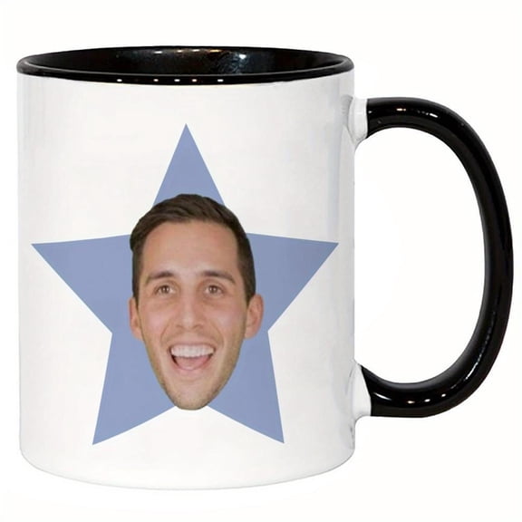 1pc Custom Photo Mug Personalized Ceramic Coffee Cup Multipurpose Reusable with Hand Wash Only Colleague Christmas Present Fun Novelty Design