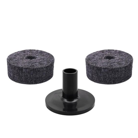 1pc Cymbal Sleeve with Flange 2pcs Felt Washers for Drum Set Percussion Instrument