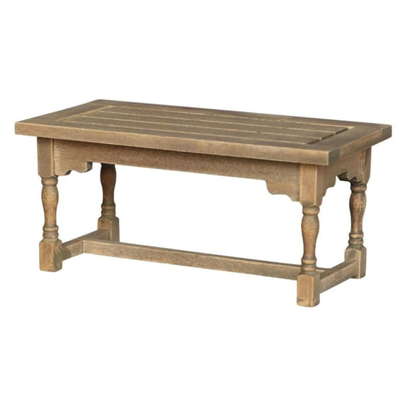 1pc DIY Wooden 1:12 Dollhouse Miniature Dining Table Model Set Doll Accessories Kitchen Decor Pretend Scene Wood Color