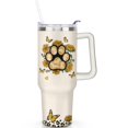thumbnail image 1 of 1pc Dachshund 40oz Tumbler with Straw & Handle - Insulated Stainless Steel Cup | Holiday Gift for Man Women (Christmas, Valentine's, Birthday), 1 of 5