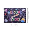 thumbnail image 1 of 1pc Dacron Hanging Banner Back To School Banner Creative Party Backdrop, 1 of 2