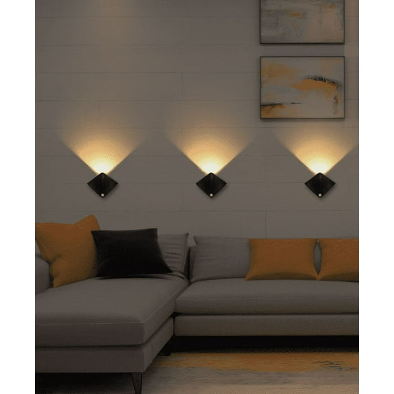 1pc Decor Wall Lamp Human Body Sensing Home Decor Night Lights Bedroom Porch Balcony Corridor Decor Lamps
