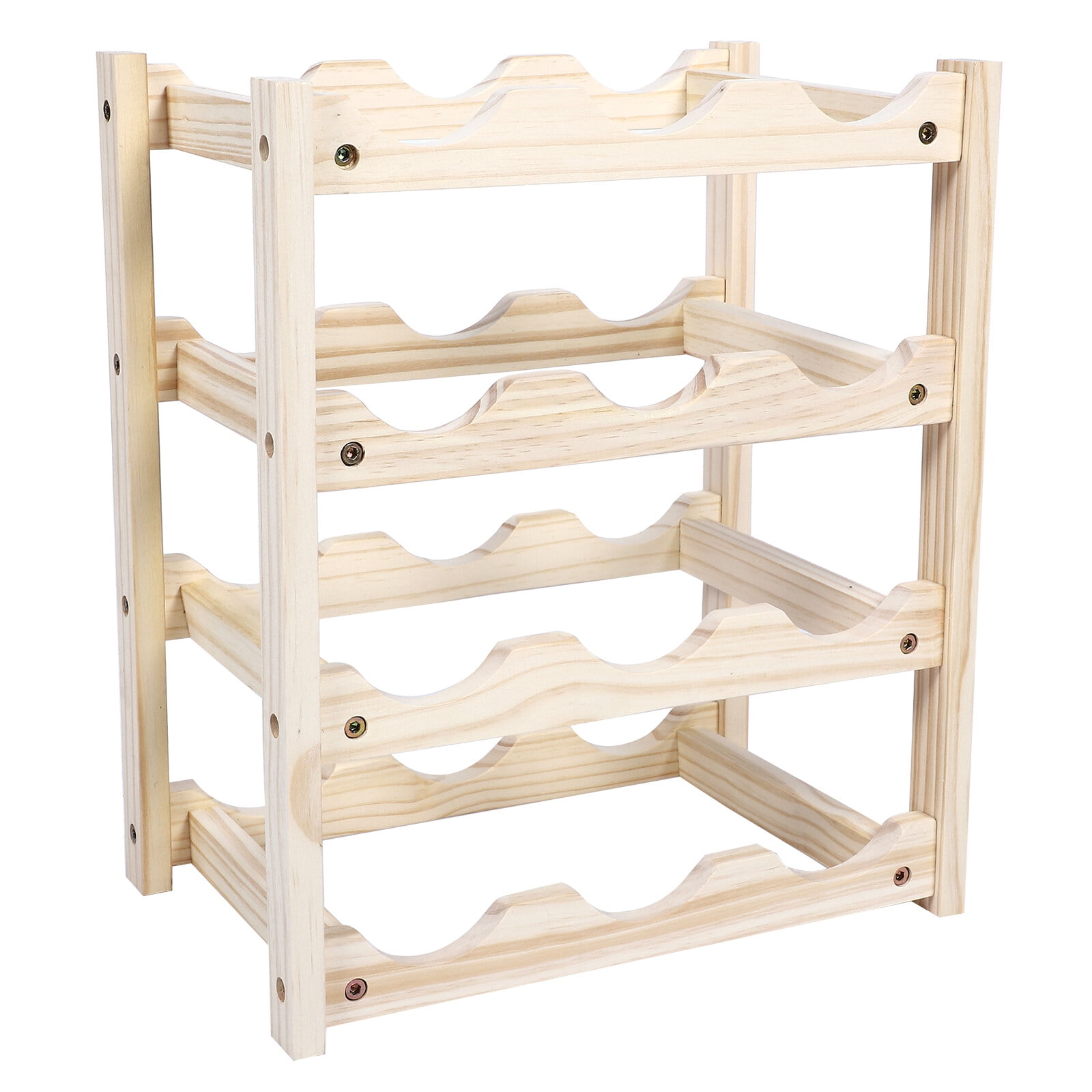 1pc Decorative Wine Rack Wooden Storage Stand Wooden Red Wine Display