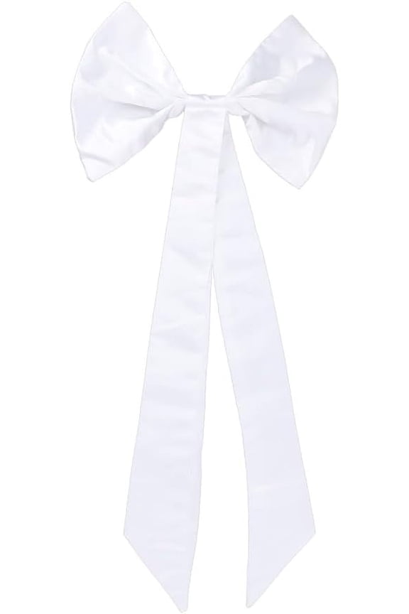 1pc Detachable Satin Bow for Dress White Bridal Dress Back Bowknot for Bride Party Special Occasion