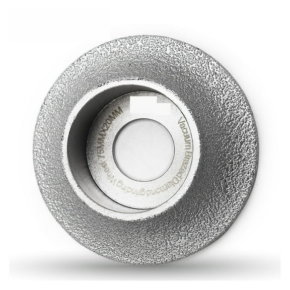 1pc Diamond Grinding Disc Vacuum Brazed Grinding Wheel Demi-bullnose Edge Profile Wheel Tile Diameter 3 Inches/75mm ,Angle Grinder Wheels