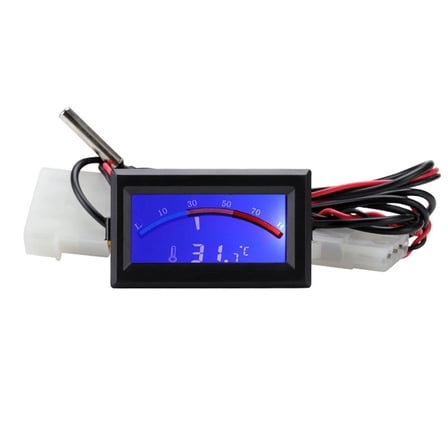 1pc Digital Thermometer LCD Display Water-proof Probe Long Probe C/F Thermometer For Electrical Equipment