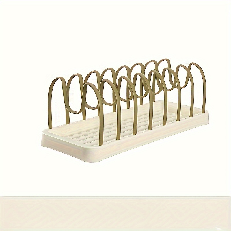 1pc Dish Rack, Countertop Vertical Dish Drying Rack, Multifunctional