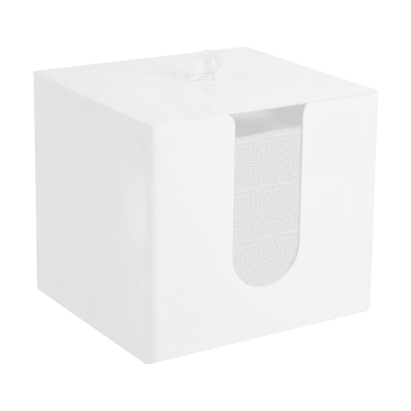 1pc Disposable Face Towel Holder, Acrylic Face Towelettes Storage Box Compatible with Clean Skin Club Clean Towel Face Towels, Skin Towels Containers, Makeup Remover Cloth Organizer