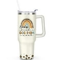 thumbnail image 1 of 1pc Dog mother 40oz Tumbler with Straw & Handle - Insulated Stainless Steel Cup | Holiday Gift for Man Women (Christmas, Valentine's, Birthday), 1 of 5