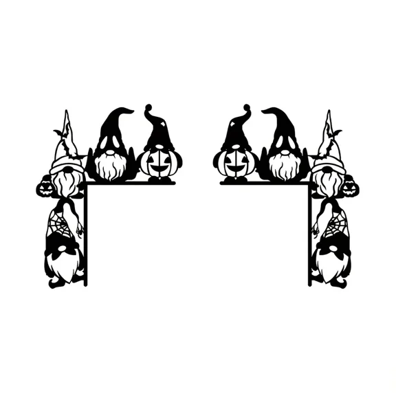 1pc, Door Corner Decorations, Santa Claus Decorative Wall Stickers Door Frame Corner Decor Art Hanging Wall Art