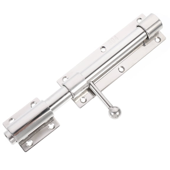 1pc Door Latch Lock Stainless Steel Window Latch Safety Keyhole Bolt Door Latch