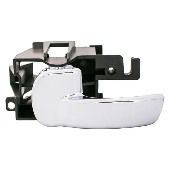 1pc Driver Left Side (Front or Rear) Black/Chrome Lever Interior Door Handle Replacement Kit Compatible With Nissan 05-12 Pathfinder 05-15 Xterra 05-19 Frontier