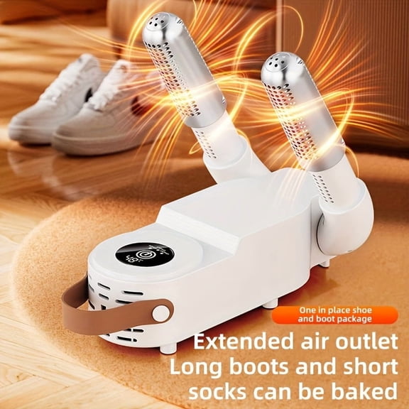 1pc Dual-arms, Dual-tuyere Shoe Dryer, Capable Of Circulating 360-degree Hot Air with Constant Temperature, Double Hurricane Cabin, Quick-drying Shoes, Household Double-turbo Quick-drying King