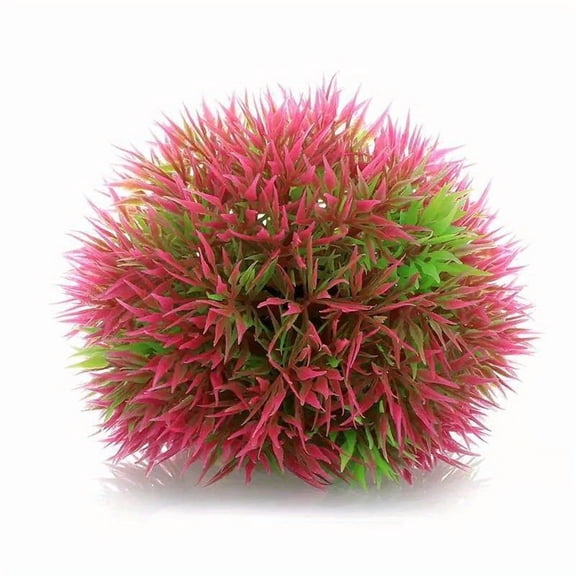 1pc-Durable Artificial Aquarium Seaweed Ball, Anti-Fading Grass Ball Decoration, Restore Aquarium Ecological Environment, Suitable for Aquarium, Home Fish Tank Landscaping Decoration,M