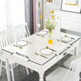 1pc Durable Polyester Tablecloth Transparent Greaseproof and Anti