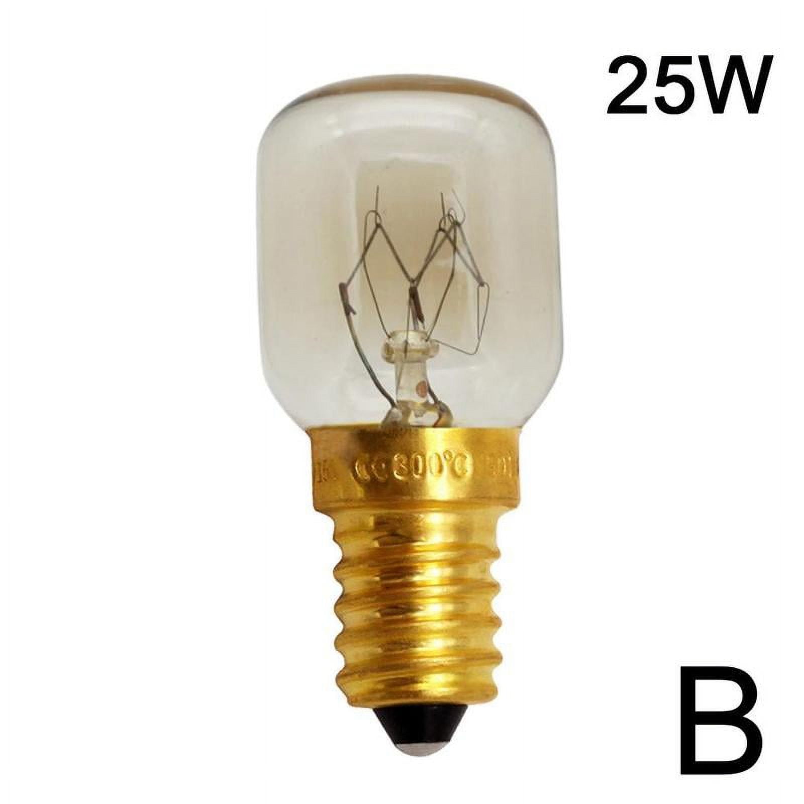 E14 Screw 220V 15W Small Lamp Bulb 110V 24V Incandescent Lamp for  Refrigerator/Pumping Unit/Microwave Oven Night Lighting 5pcs