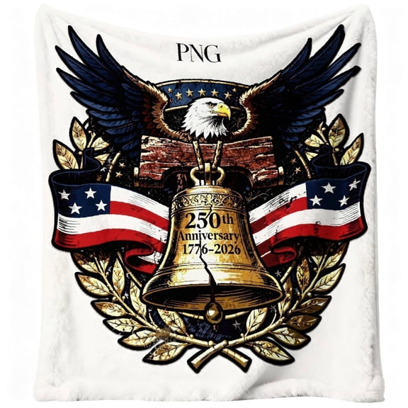 1pc Eagle Liberty Bell Flannel Blanket, for Camping, Napping, And Outdoor Use This Soft Blanket a Design Celebrating The 250Th Anniversary, Making