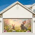 1pc Easter Bunny Garage Background Cloth Decoration Large Cute Bunny