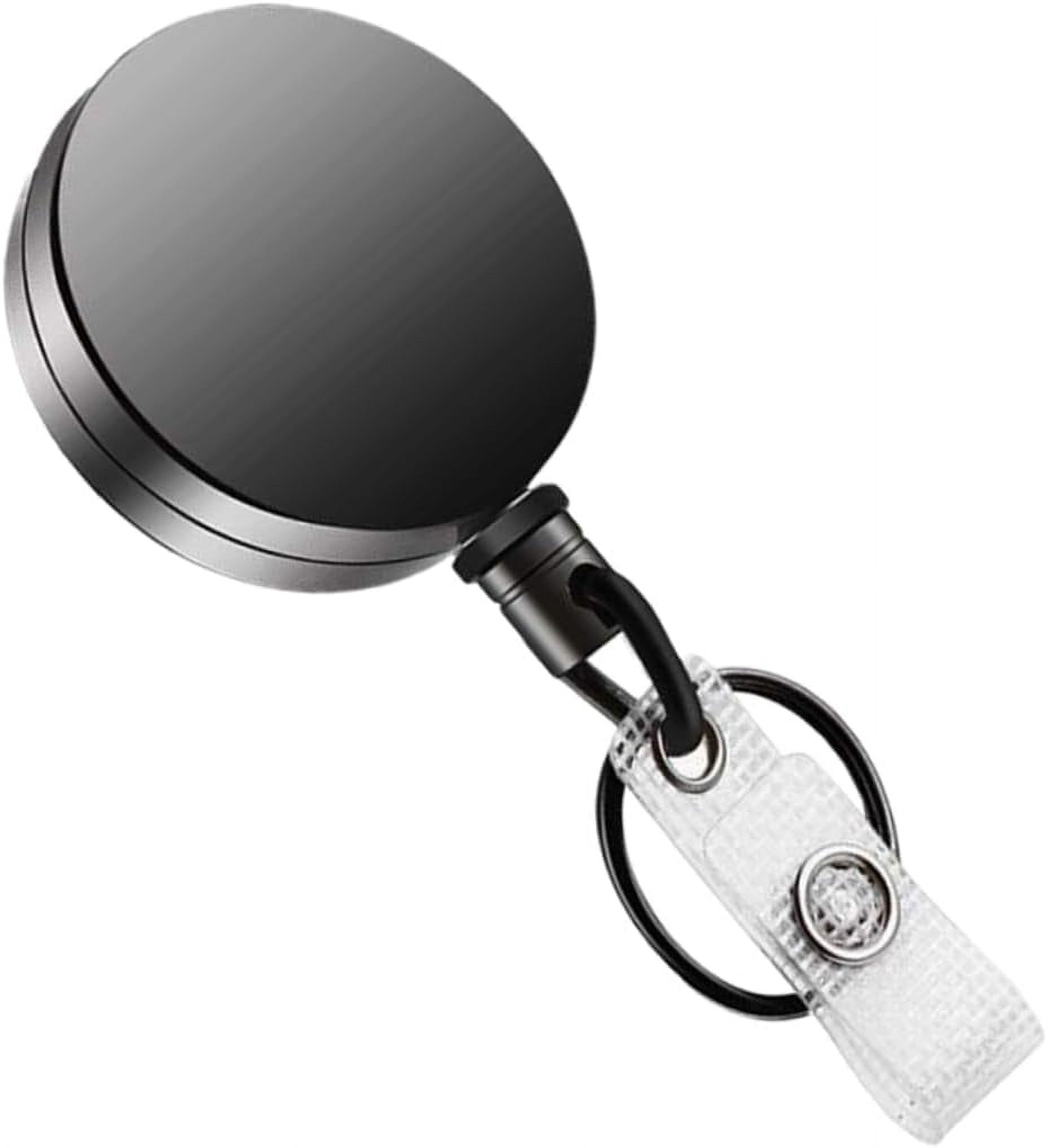 1pc Easy to Buckle Name Badges Novelty Badge Holder Heavy Duty Key Reel