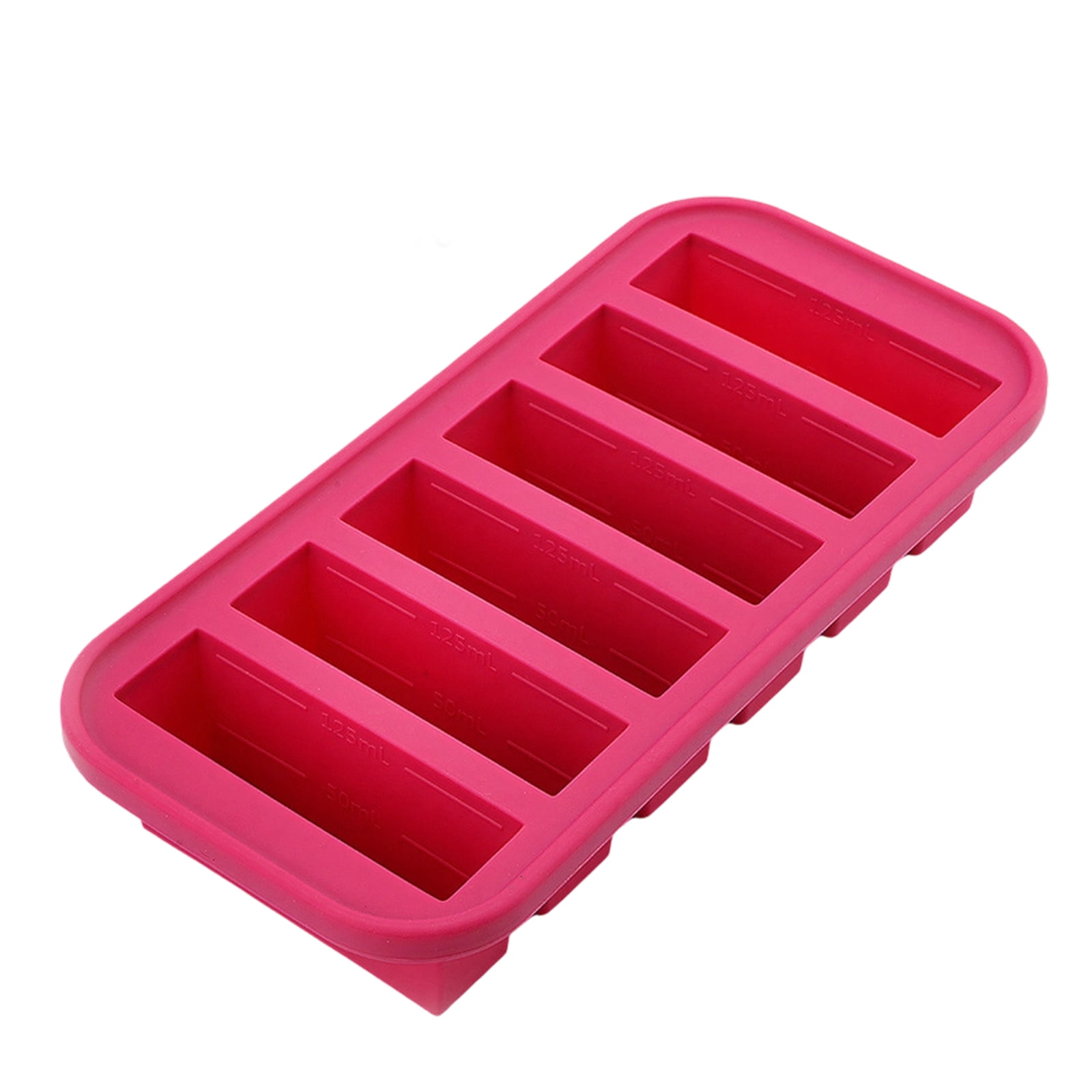 1pc Efficient Silicone Ice Cubes Tray And Container Set Leak Proof ...