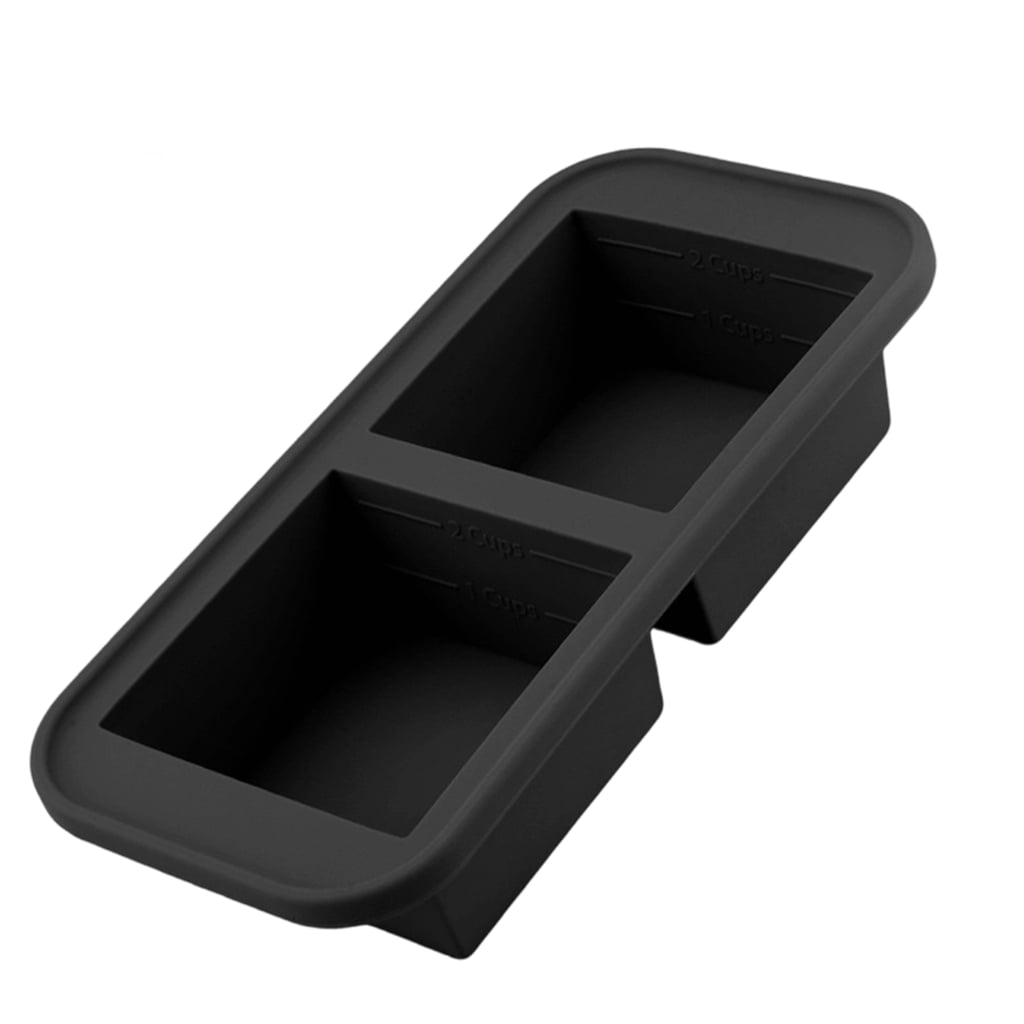 1pc Efficient Silicone Tray And Food Container Set Leak Cover Ice Block Maker For Freezers Organization