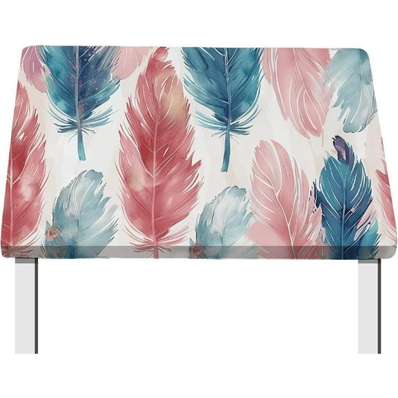 1pc Elastic Tablecloth Rectangle Tablecloth Waterproof Washable Reusable SpillProof Anti-scratch Fitted Table Fitted Table 4 Foot for Dinner Dinning Room Party Camping Picnic 48x30 Inch Feather