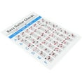 1pc Electric Bass Chord Practice Chart Guitar Beginners Note Chart