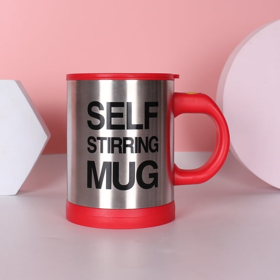 1pc Electric Coffee Stirring Cup, Automatic Coffee Cup, Automatic Stirring Milk Coffee Cup, Lazy Stirring Cup, Magnetic Cup