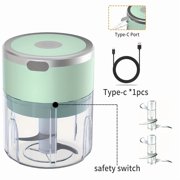 1pc Electric Food Chopper, Mini Electric Garlic Crusher, Upgrade Your Kitchen with This Powerful Electric Garlic Chopper - 8.45oz USB Meat Grinder & Masher!