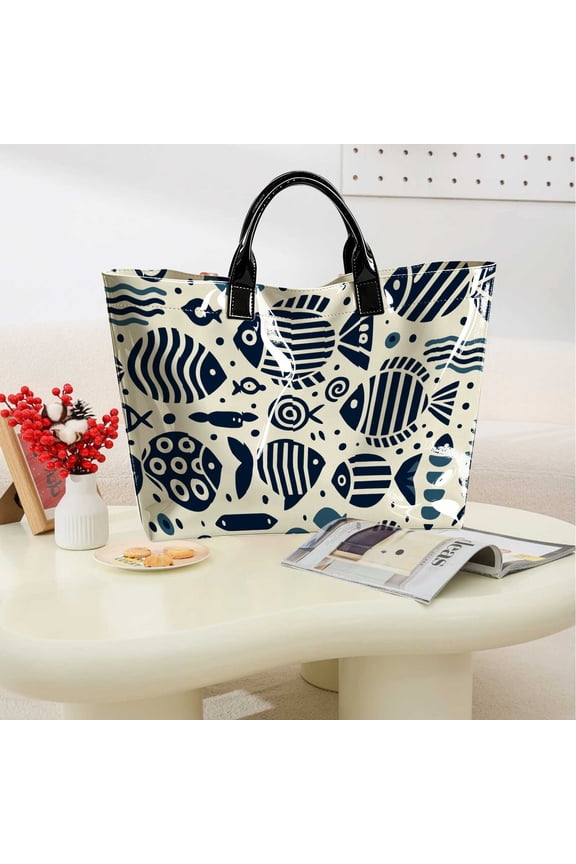 1pc Elegant Black Gold Ciao Bella Heart Print Tote Bag, Versatile Daily Bag for Campus Commute Shopping, Thanksgiving & Christmas Gifts