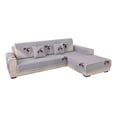 thumbnail image 1 of 1pc Elk Pattern Sofa Protective Cover Decorative Sofa Cover for Living Room Gray (90*90CM), 1 of 8