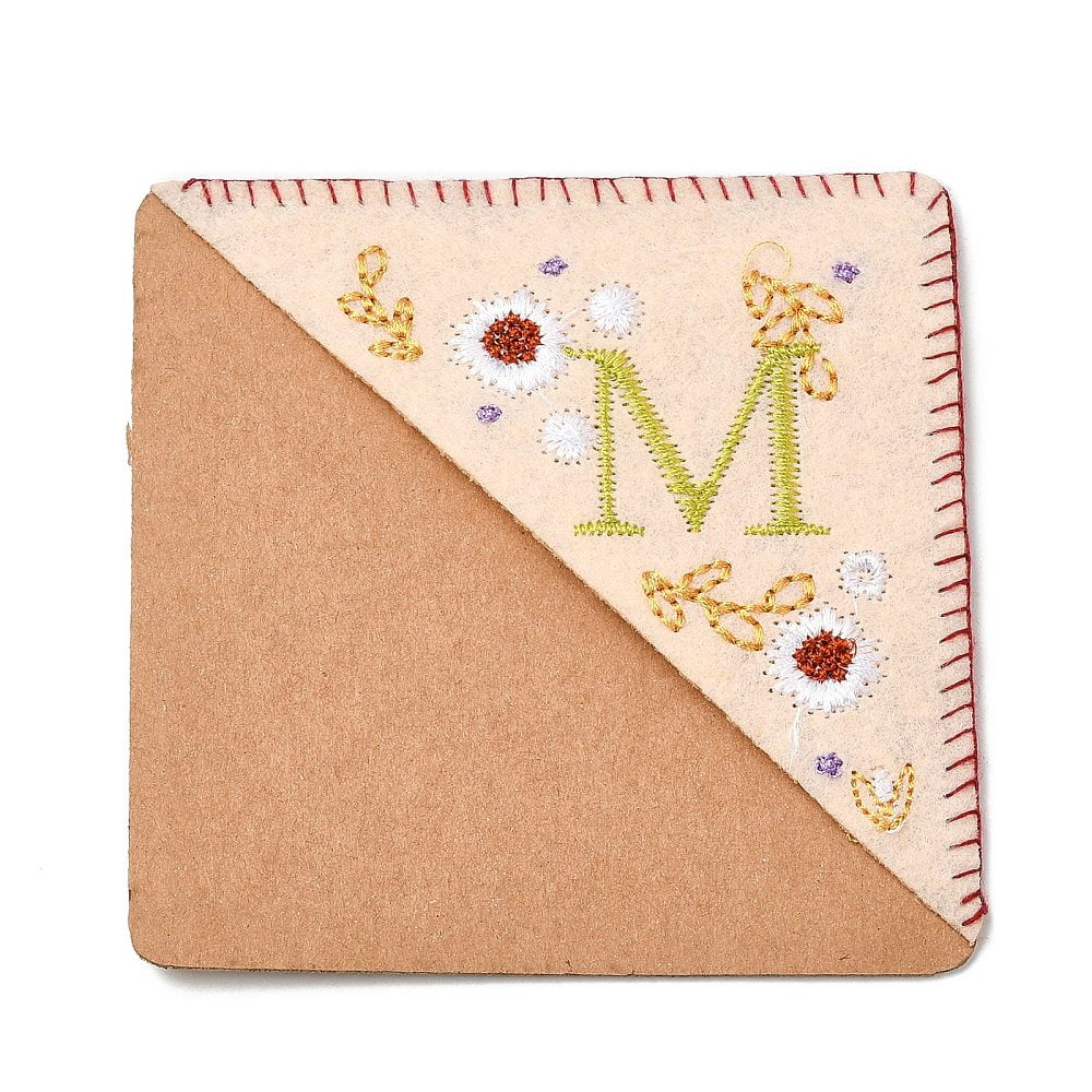 1pc Embroidery Corner Bookmarks Personalized Hand Embroidered Bookmark ...
