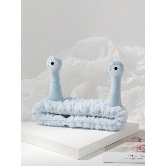 1pc Eye Detail Bath Headband, Cartoon Cute Headband