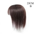 thumbnail image 1 of 1pc Fashion 3d Air Bangs Human Hair Topper Extension Invisible Seamless Thin Neat Air Bangs Synthetic Hair Clip Hair On The Temples, 1 of 10
