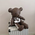 thumbnail image 1 of 1pc Fashion Faux Leather Bear Bag, New Fashion Bear Backpack, Casual Skull Casual Backpack, 1 of 21