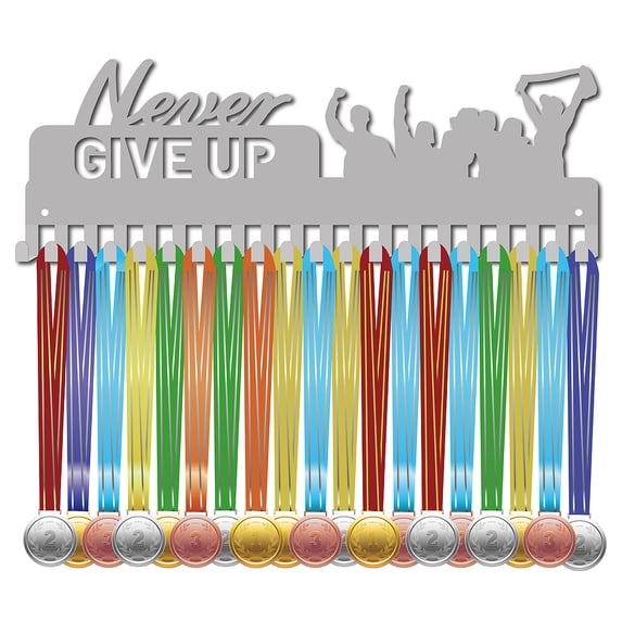 1pc Fashion Iron Medal Hanger Holder Display Wall Rack 20 Hooks with ...