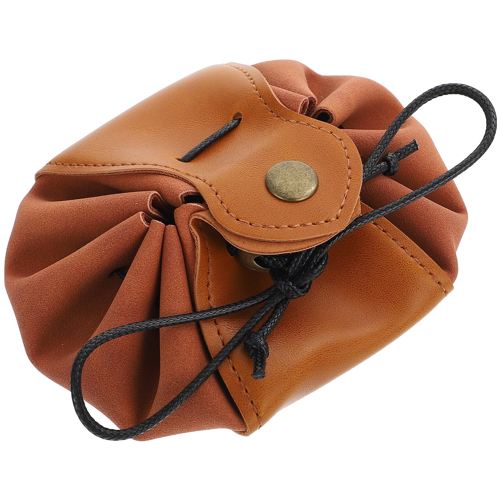 Drawstring Pouch Leather Drawstring Pouch Leather