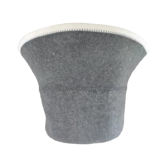 1pc Felt Sauna Hat Bath Hat Height 18cm Bottom Circumference 78cm Water ...