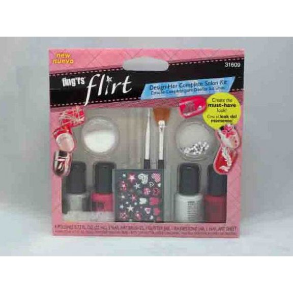 1pc Fing'rs Flirt Design-her Complete Salon Kit - 31609