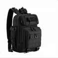 thumbnail image 1 of 1pc Fishing Backpack Tackle Sling Bag - Fishing Backpack With Rod Holder - Tackle Box Fly Fishing Gifts For Men Women, 1 of 12