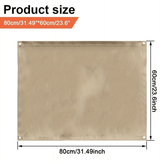 1pc, Flame Retardant BBQ Mat, Portable, Insulated, Reusable Fiberglass Fire Mat, Camping Fire Pads, Fire Pit Mat, Anti-scald Flame Rtardant Carpet,